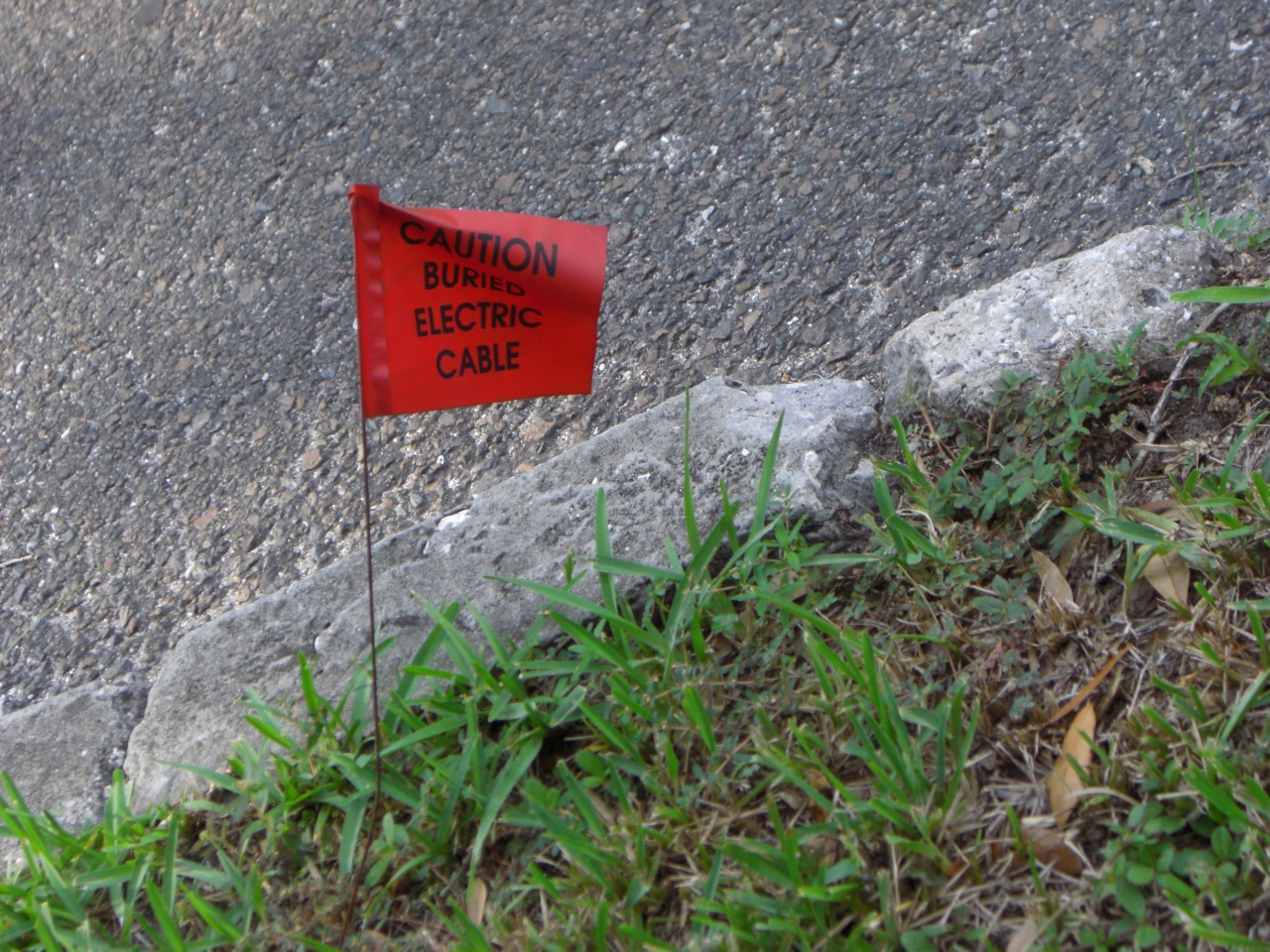 Burried electric cable