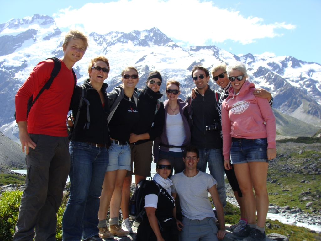 Hiking am Mt Cook