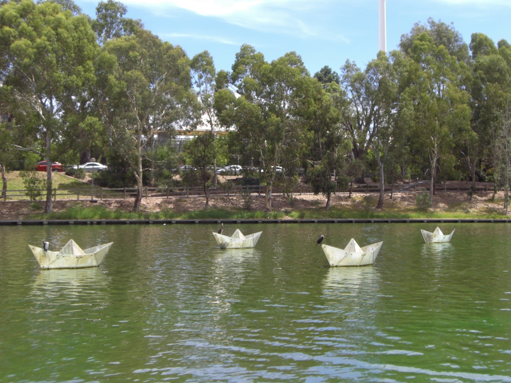 Paper boats