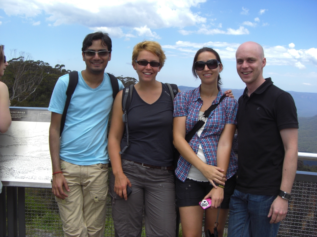 Touristic group picture