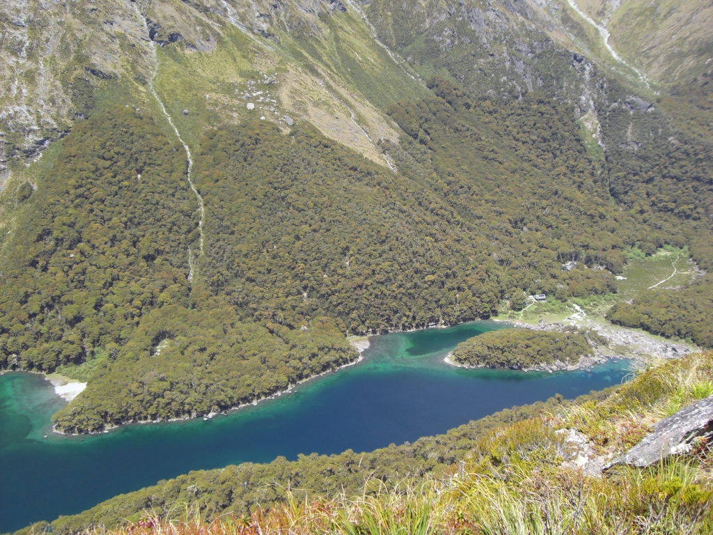 Unsere Hütte ist schon zu sehen