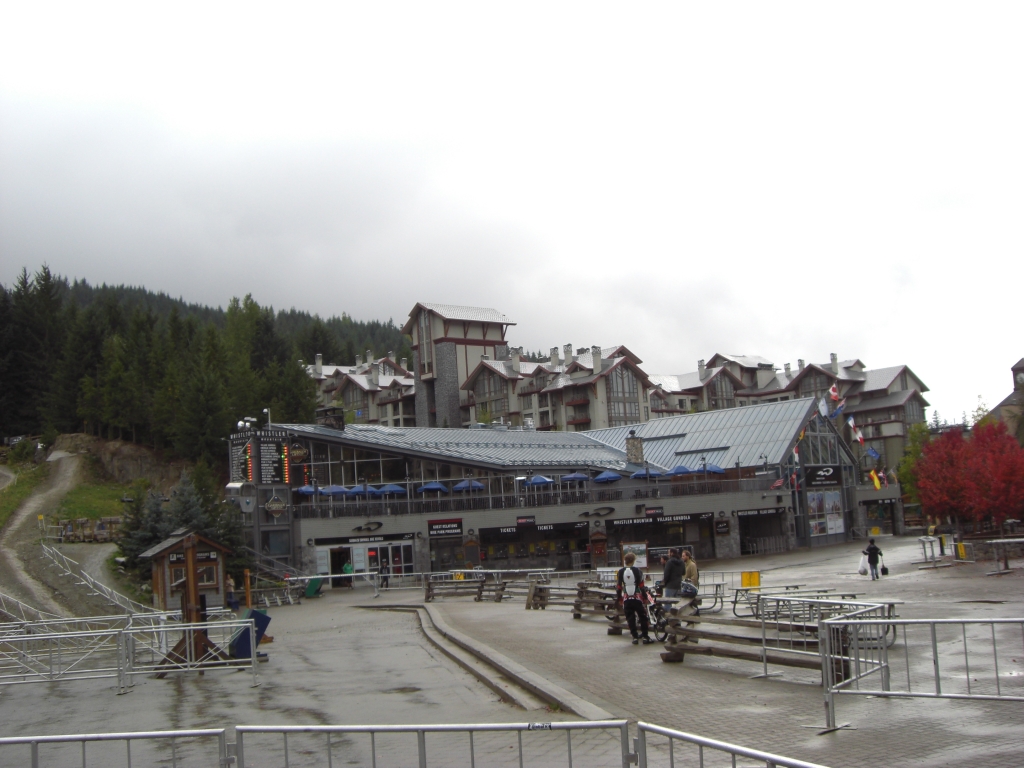 Whistler im Regen